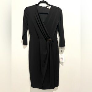 Calvin Klein Black Long Sleeve Dress